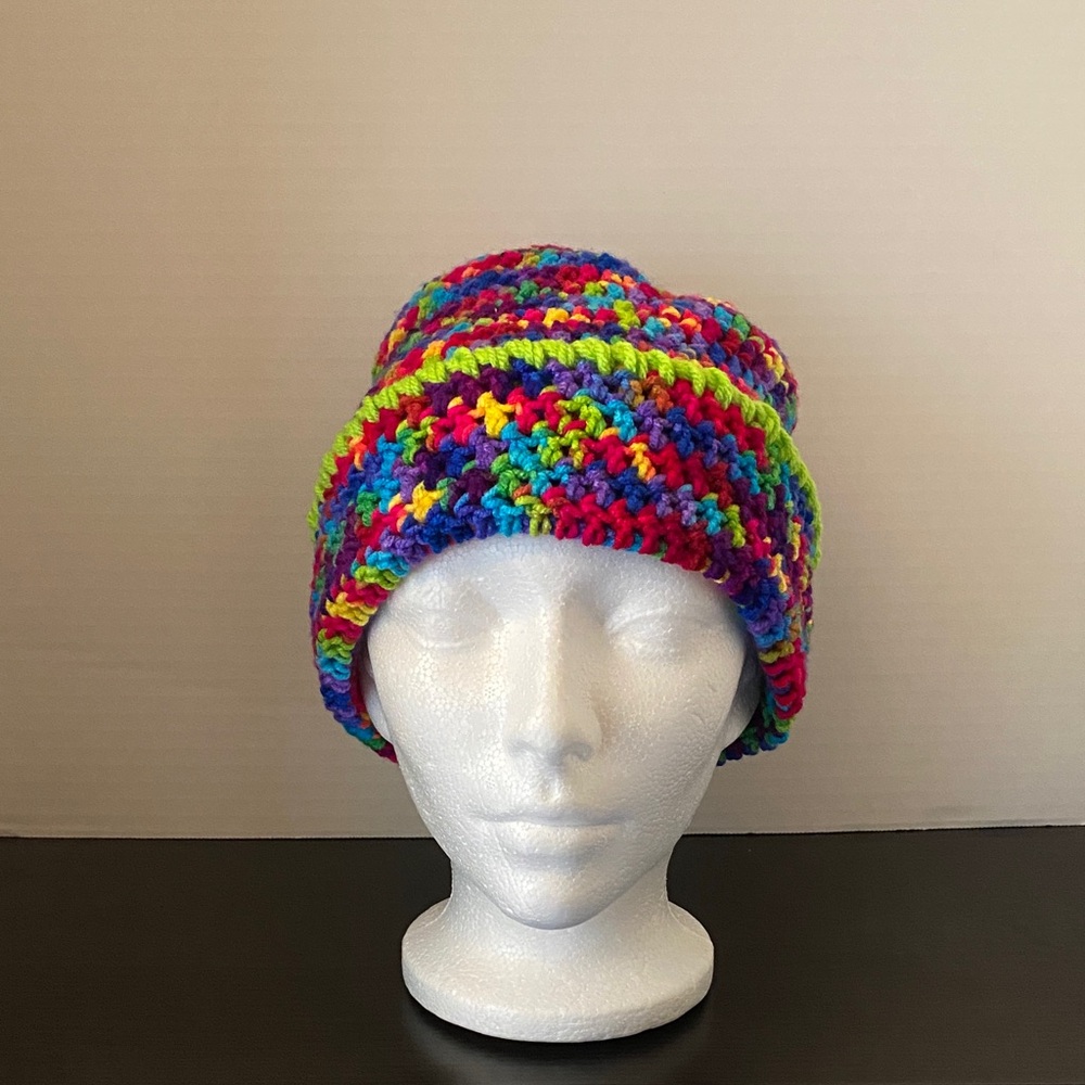 Colorful Crochet Beanie